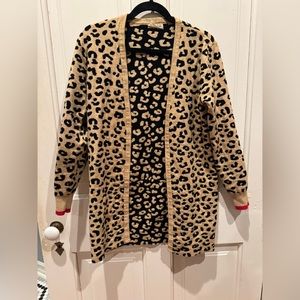 Leopard print cardigan from Sugarhill.